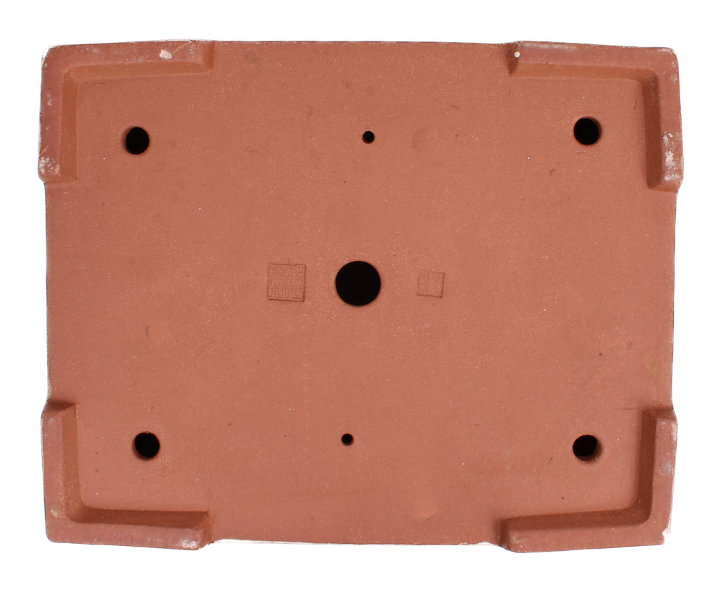 Preview: Bonsai - Schale  eckig 42.5 x 35 x 11 cm cremefarben frostfest 40152