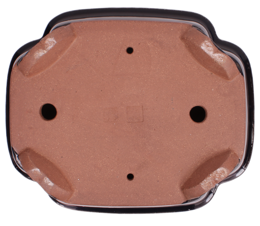 Bonsai - Schale  eckig  31 x 27 x 11 cm dunkelblau frostfest 40169