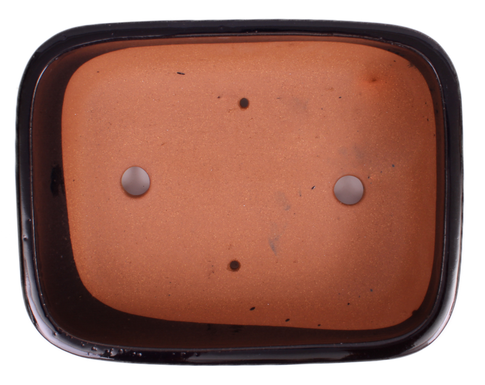 Preview: Bonsai - Schale  eckig  31 x 25 x 9.5 cm dunkelblau frostfest 40224