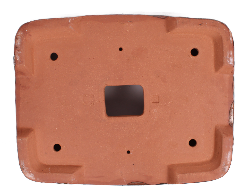 Preview: Bonsai - Schale eckig 53 x 42 x 10 cm Kupferfarben frostfest 40453  2.Wahl