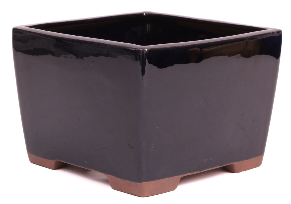 Bonsai Kaskadenschale quadratisch 18 x 18 x 12.5 cm dunkelblau 50073