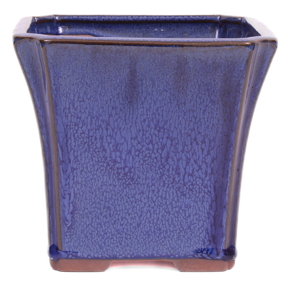 Preview: Bonsai Kaskadenschale quadratisch 15.5 x 15.5 x 14 cm blau 50225
