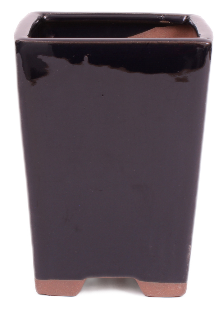 Preview: Bonsai - Kaskadenschale 10.5 x 10.5 x 14.5 cm dunkelblau fast schwarz 50230