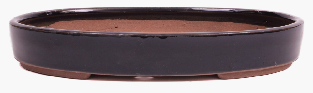 Bonsai - Schale Waldschale oval 25 x 18 x 4 cm dunkelblau  51038