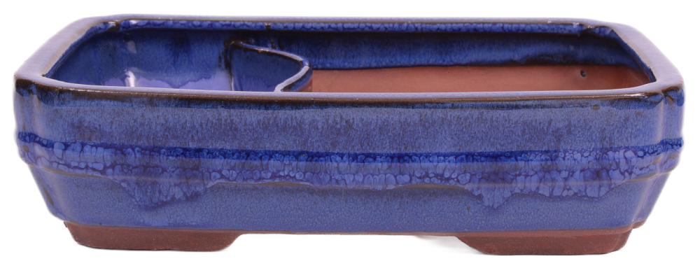 Preview: Bonsai - Schale, Wasserschale, eckig  27 x 20.5 x 7.5 cm blau  51358