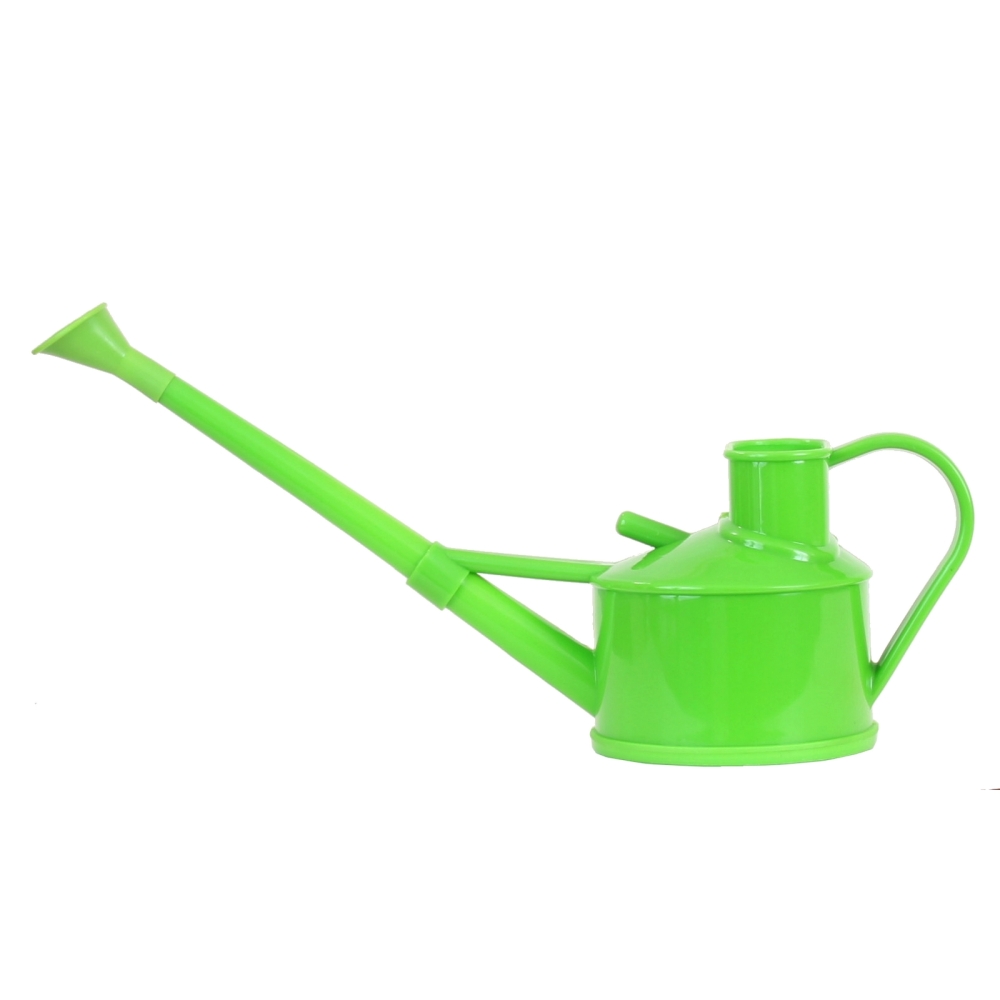 Bonsai-Gießkanne 0,9 Liter Kunststoff mit Metallbrause, grün  61212