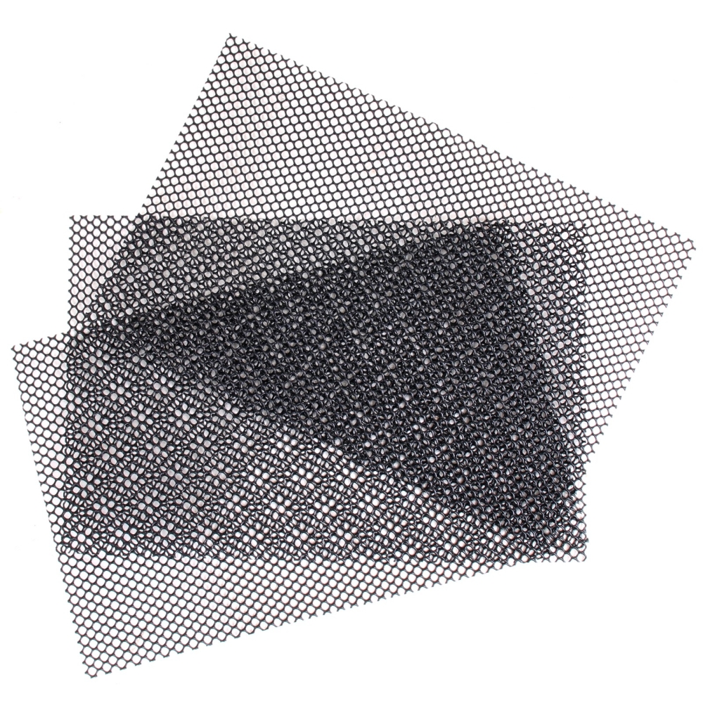 Gitter für Drainage, Abdecknetz, 20 x 30 cm Pack. mit 3 Stück, schwarz   61262