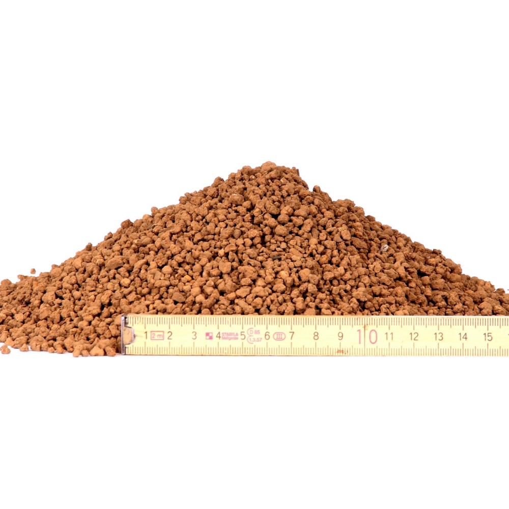 Preview: Bonsai-Erde Akadama 1-5 mm 12.5 l Ibaraki Double Line hart Japan ca. 10 kg