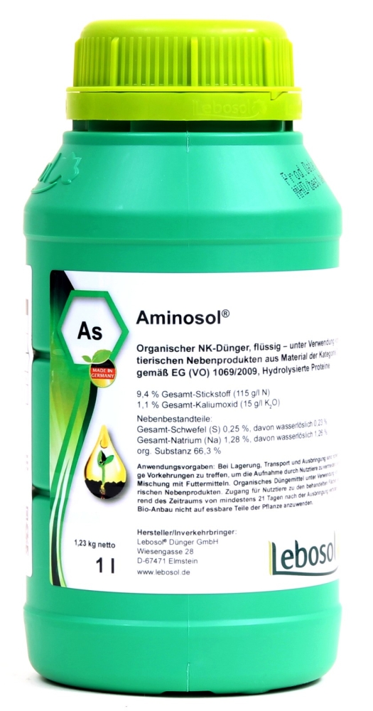 Aminosol 1000 ml organischer Flüssigdünger für Pflanzen/ Bonsai   63039