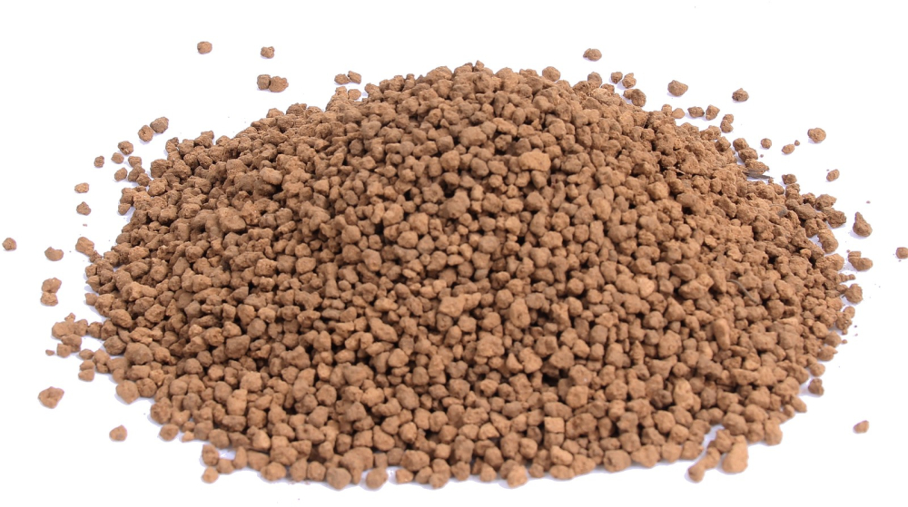 Preview: Bonsai-Erde Akadama 1-3 mm 12.5 l Ibaraki Double Line hart Japan ca. 10 kg