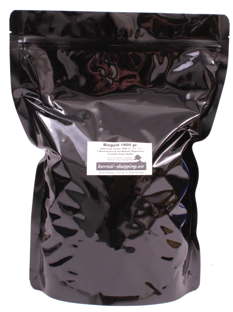Preview: BioGold 1800g Organischer fester Bonsai-Dünger - Japan (nicht original verpackt)