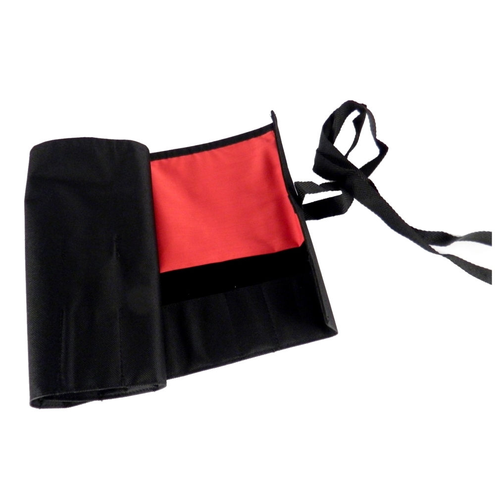 Bonsai - Dingmu Werkzeugtasche, Rolltasche schwarz/rot  58 x 26 cm   60991