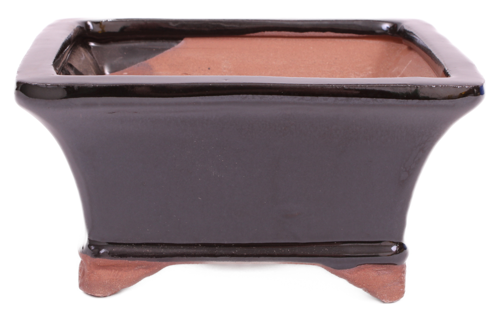 Bonsai - Schale 13 x 13 x 6.5 cm schwarz  15016