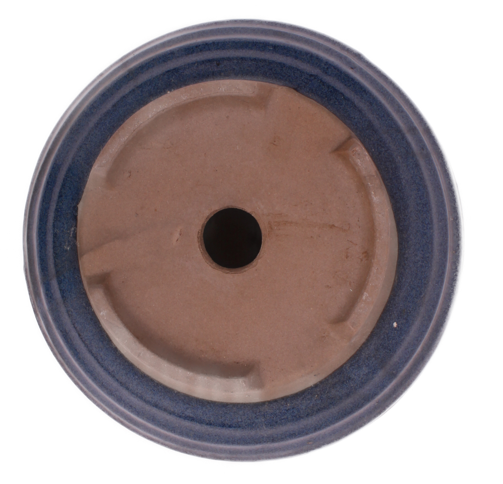 Bonsai - Schale rund 15 Ø x 5.2 cm aus Japan frostfest gebraucht 15046