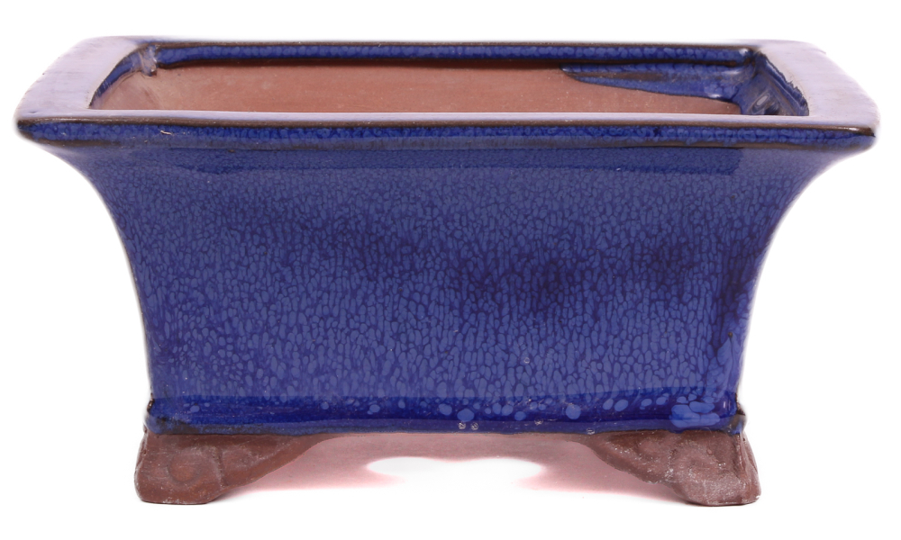 Bonsai - Schale 17.5 x 17.5 x 8.5 cm, blau  22030