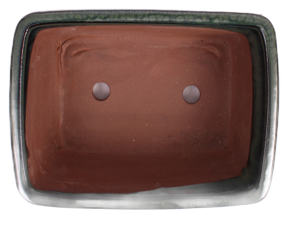 Bonsai - Schale  eckig  22 x 16.5 x 9.5 cm moosgrün  22111