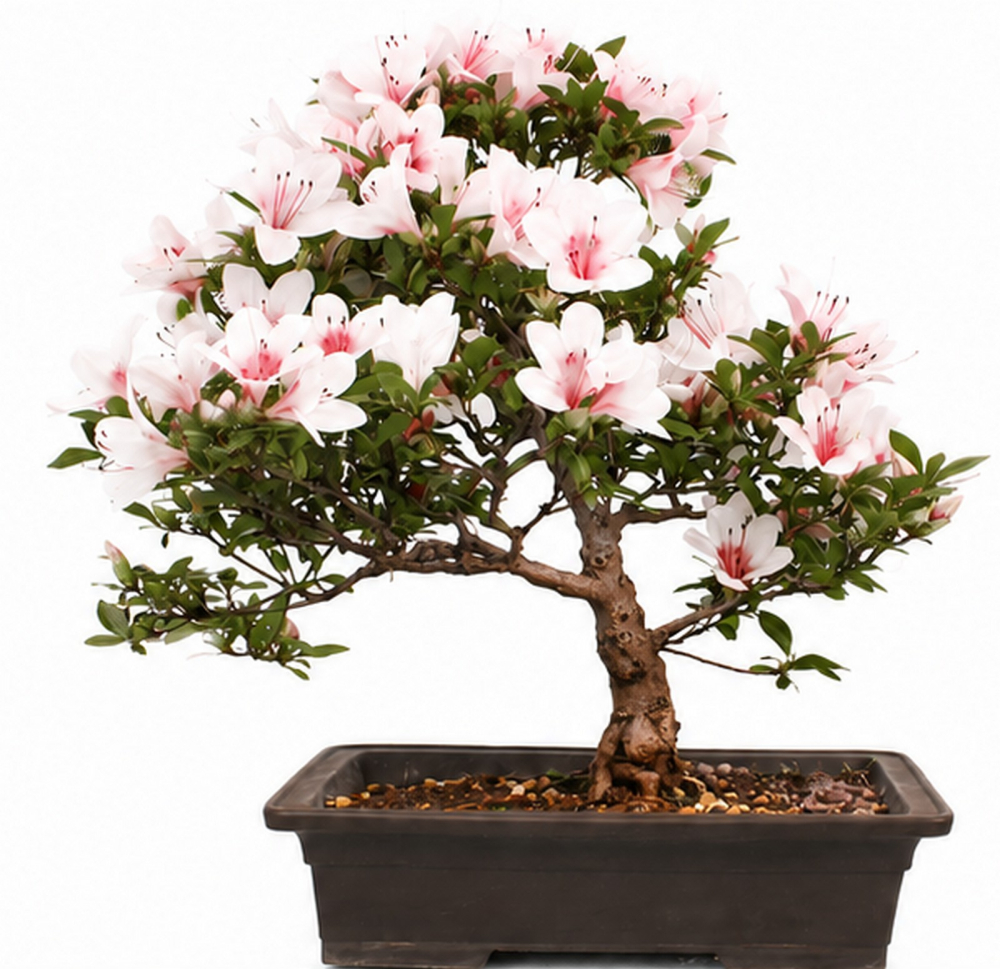 Bonsai Japanische Satsuki Azalee 'Hi-no-Maru' Rhododendron indicum 229/134