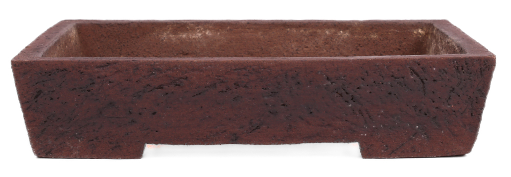 Bonsai-Schale eckig 24x17x5.5 cm Axel Brockmann handgemacht frostfest gebraucht