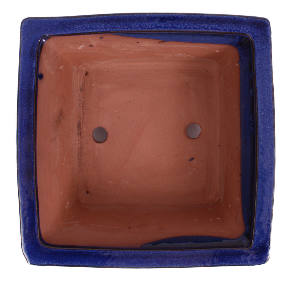 Bonsai - Schale 23.5 x 23.5 x 11.5 cm, blau  30037