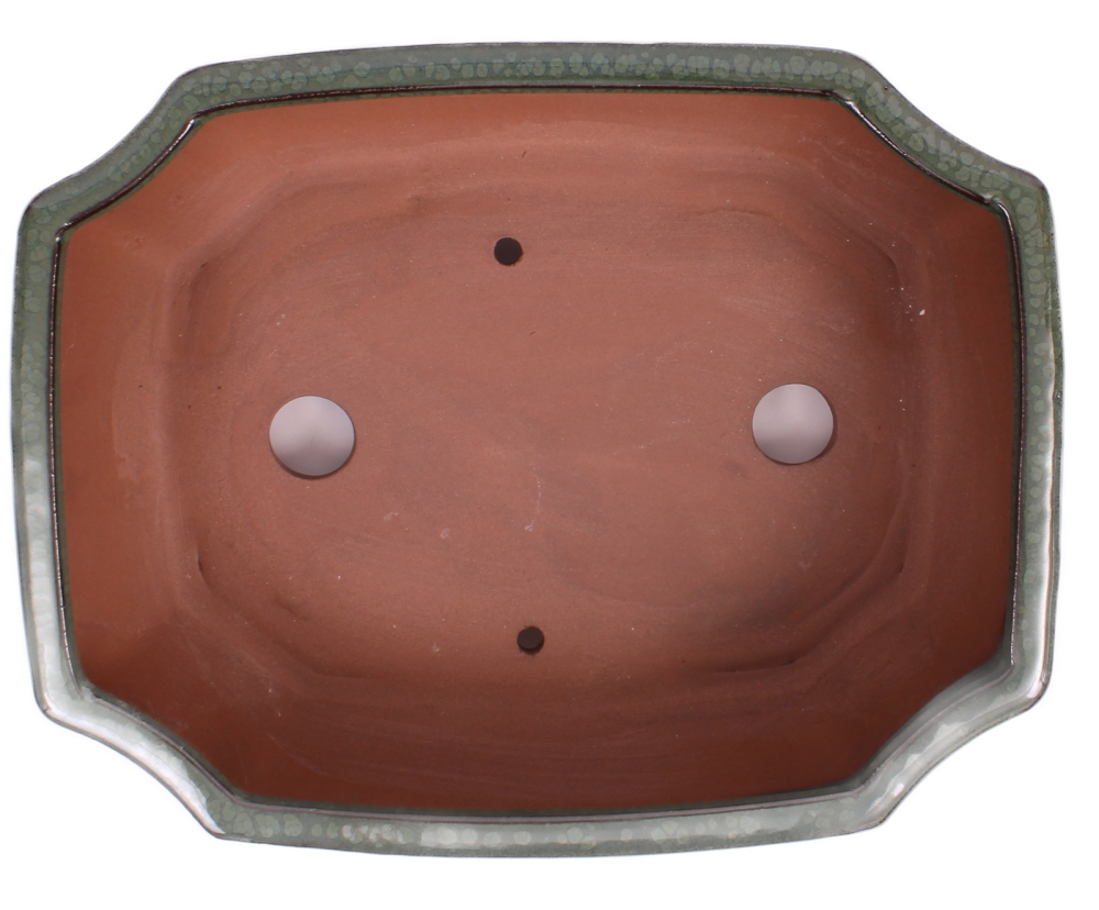 Bonsai - Schale eckig 27.5 x 21 x 8.5 cm moosgrün 30126