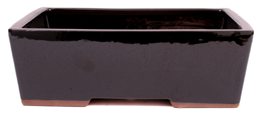 Bonsai - Schale eckig 29 x 22.5 x 9.5 cm schwarz 30173