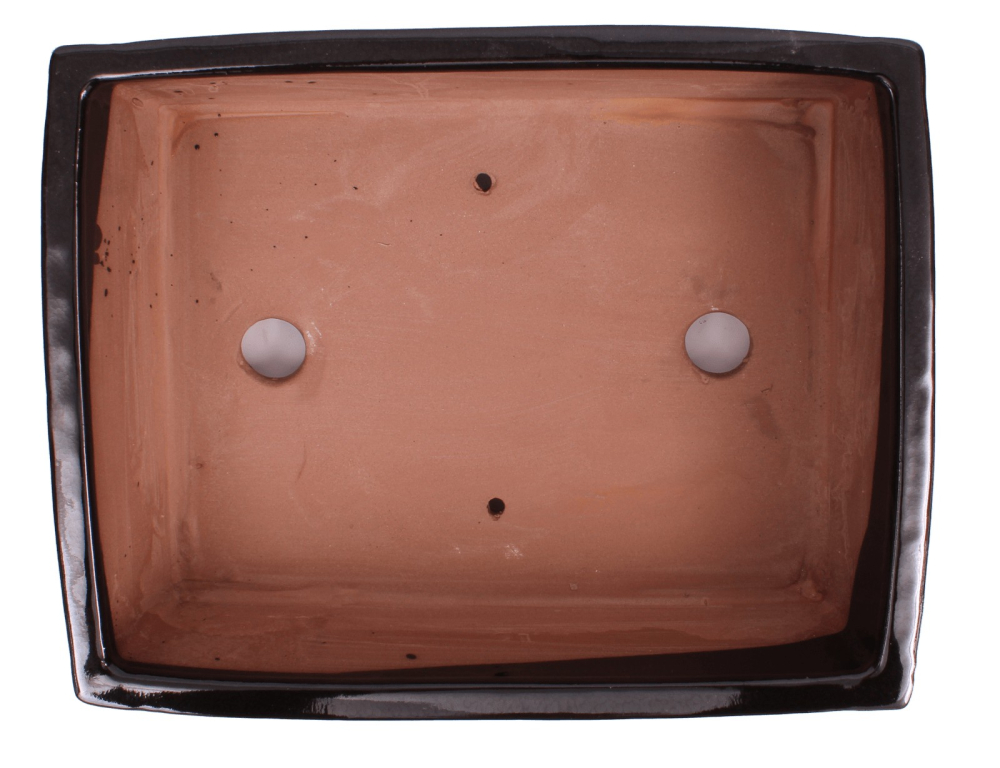 Bonsai - Schale eckig 29 x 22.5 x 9.5 cm schwarz 30173