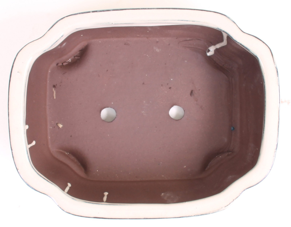 Bonsai - Schale eckig 27 x 20 x 9 cm, cremefarben  30852