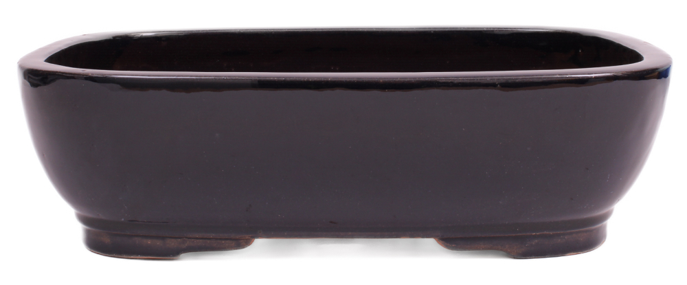 Bonsai - Schale  eckig 37 x 29 x 10.5 cm dunkelblau 40074