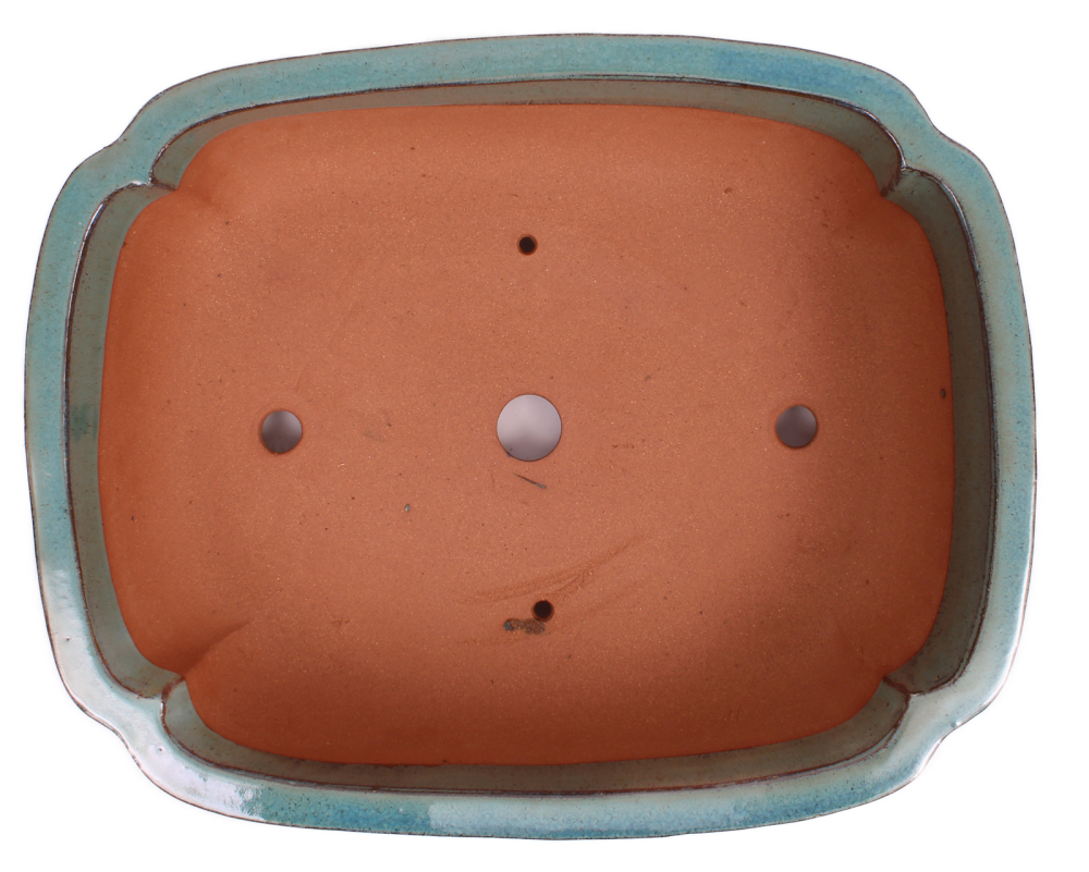 Bonsai - Schale eckig 38 x 30 x 10.5 cm grün 40148