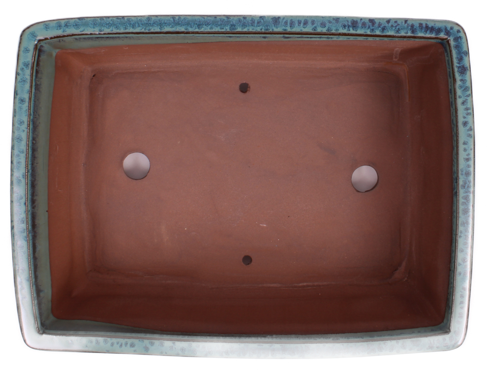 Bonsai - Schale eckig 33 x 25 x 10 cm grün 40185