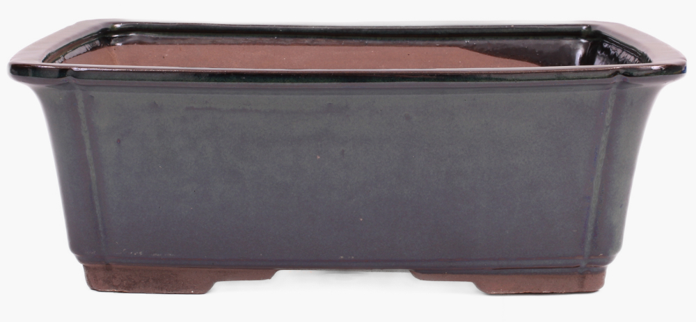 Bonsai - Schale  eckig  31 x 24.5 x 10.5 cm moosgrün  40203