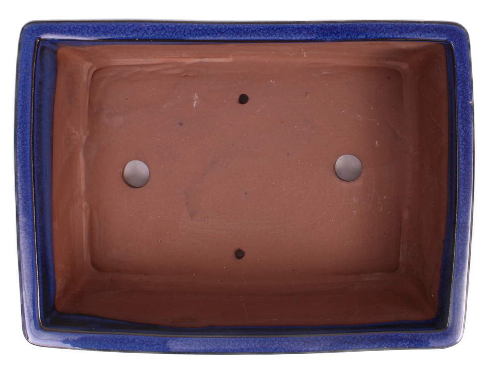 Bonsai - Schale eckig 33 x 25 x 10 cm blau 40214