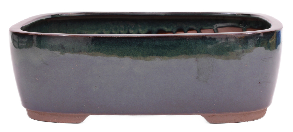 Bonsai - Schale  eckig  32 x 25.5 x 10.5 cm moosgrün 40215