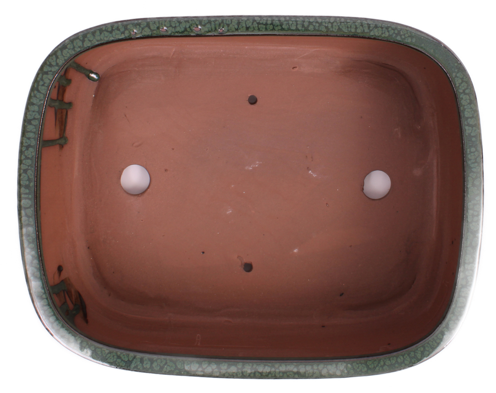 Bonsai - Schale  eckig  32 x 25.5 x 10.5 cm moosgrün 40215