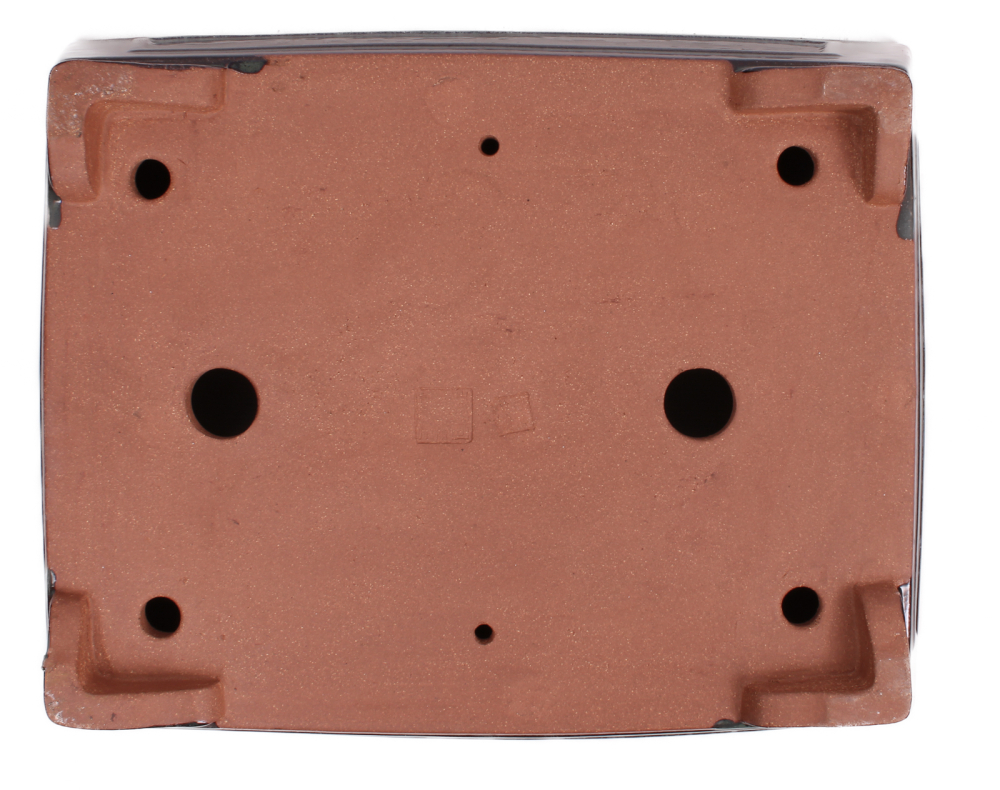 Bonsai - Schale  eckig 42 x 33.5 x 12.5 cm moosgrün frostfest 40219