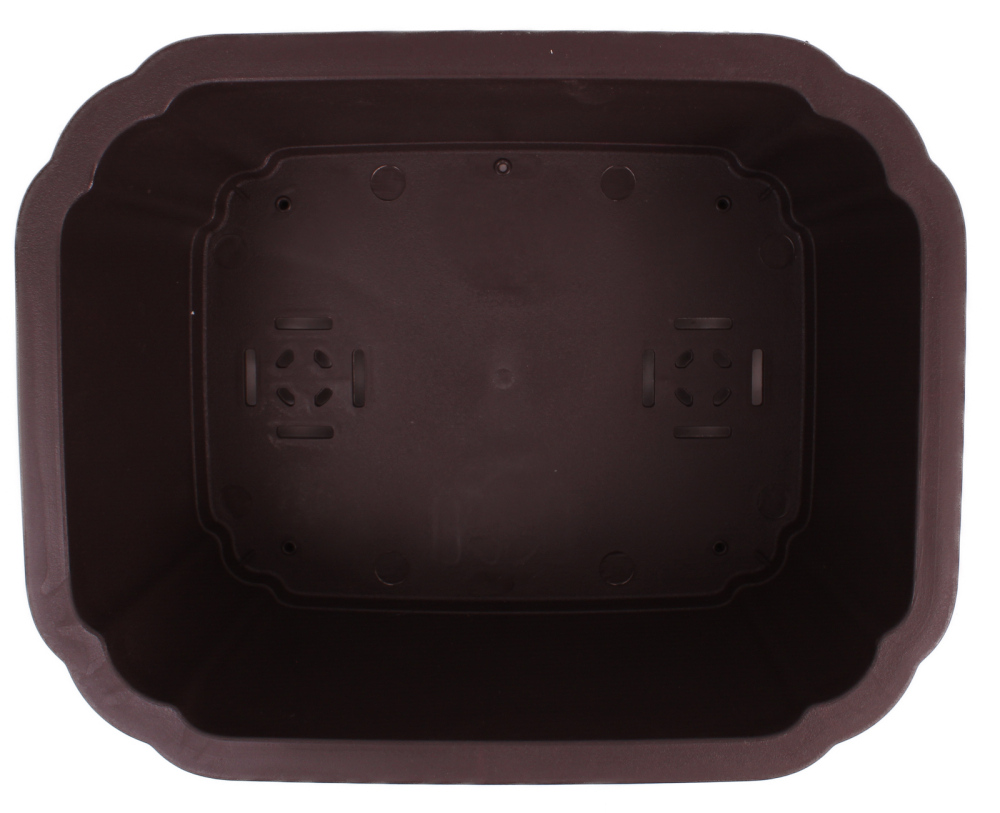 Bonsai - Schale eckig 30.5 x 24.5 x 13 cm Kunststoff  sehr stabil 40275