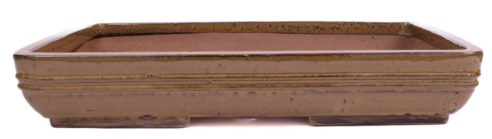 Bonsai - Schale  eckig  53 x 38 x 9.3 cm hellbraun frostfest 40413