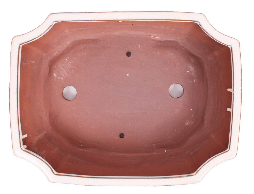 Bonsai - Schale eckig 31.5 x 24 x 9.3 cm, creme  40423