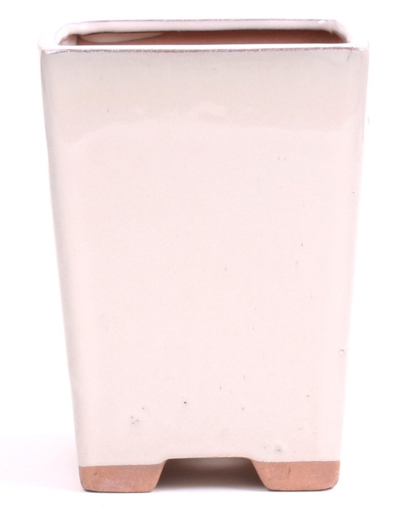 Bonsai - Kaskadenschale 10.5 x 10.5 x 14.5 cm, cremefarben 50008