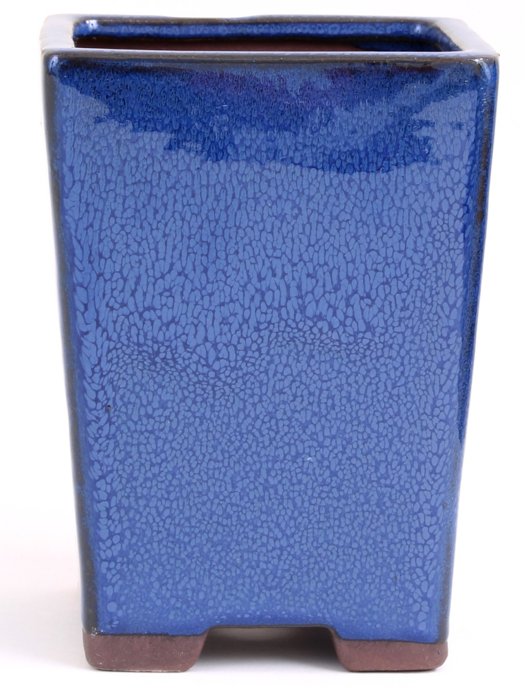 Bonsai - Kaskadenschale 10,5 x 10,5 x 14,5 cm, blau 50009