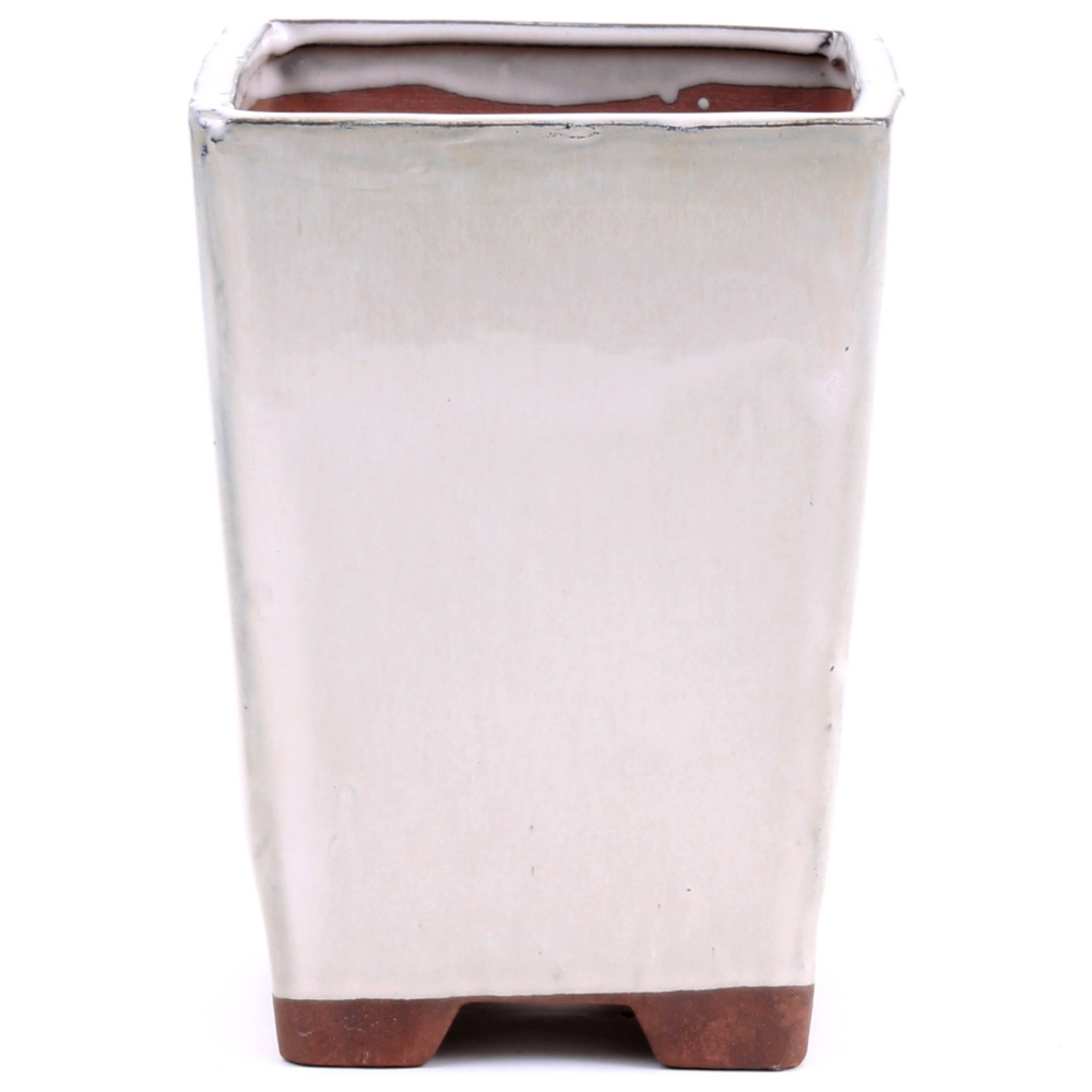 Bonsai - Kaskadenschale 14 x 14 x 19 cm, cremefarben 50044