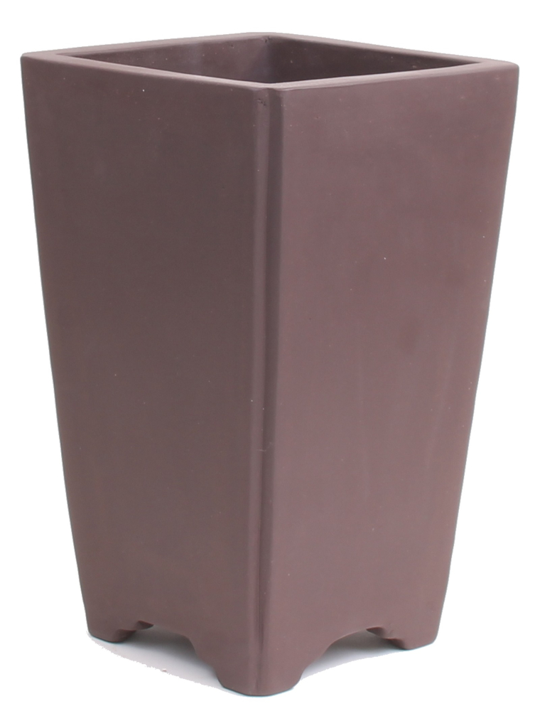 Bonsai - Kaskadenschale Ginza 18,5 x 18,5 x 29 cm, braun 50164