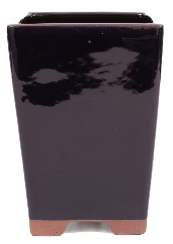 Bonsai - Kaskadenschale 10.5 x 10.5 x 14.5 cm dunkelblau - fast schwarz 50228