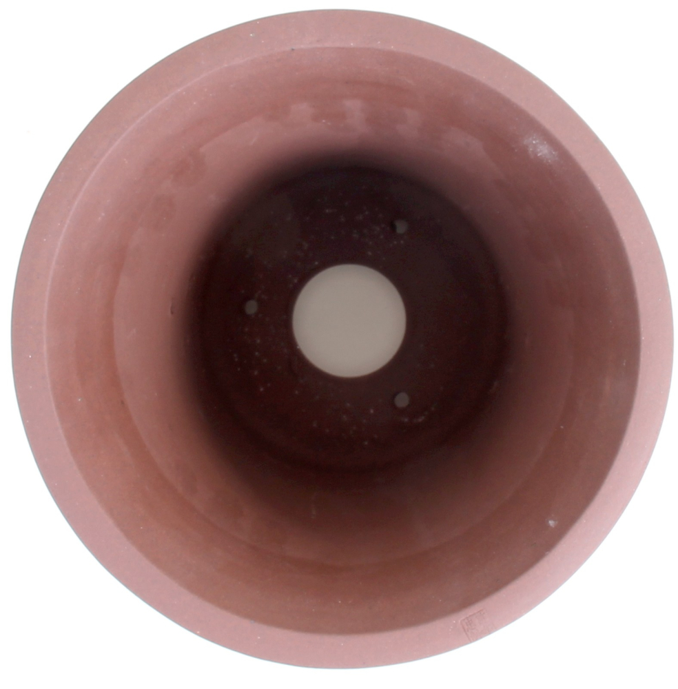 Bonsai - Kaskadenschale 20,5 x 19,5 Ø cm, braun, mit Motiv, 50907