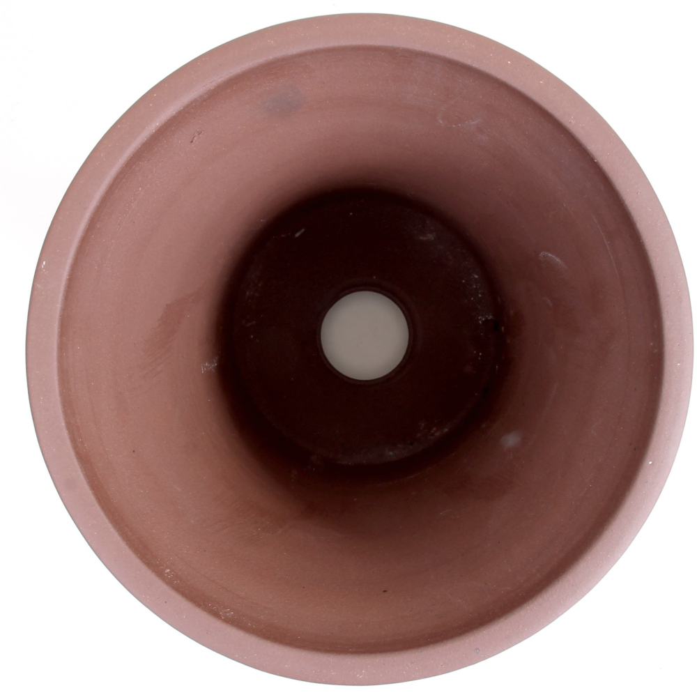 Bonsai - Kaskadenschale 25,5 x 24 Ø cm, braun, mit Motiv, 50912