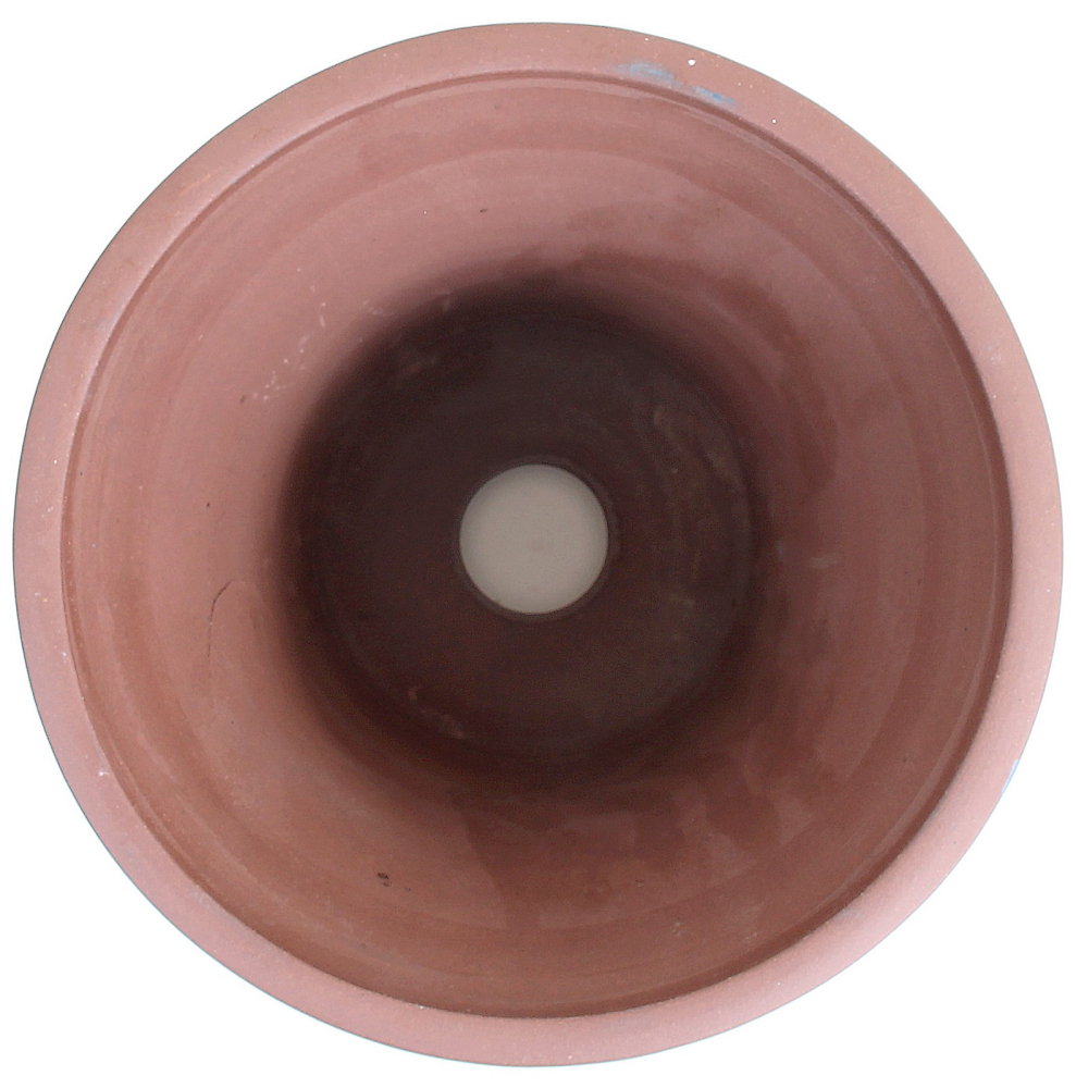 Bonsai - Kaskadenschale 25 x 23 Ø cm, blau-braun, mit Motiv, 50915