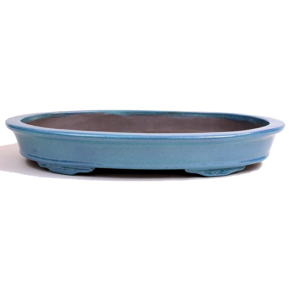 Bonsai - Schale, Waldschale, oval, 56 x 40 x 8,5 cm, graublau, frostfest 51940
