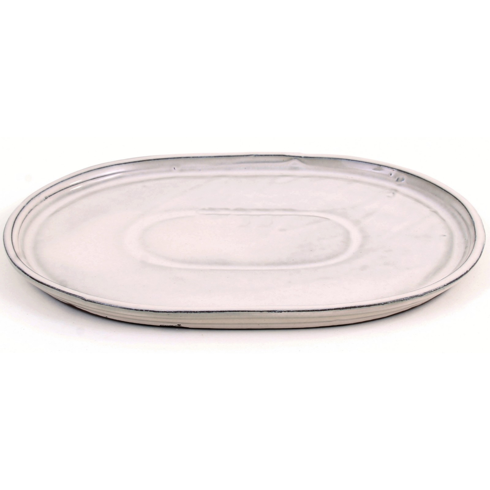 Bonsai - Untersetzer oval 31 x 24 cm, creme   54312