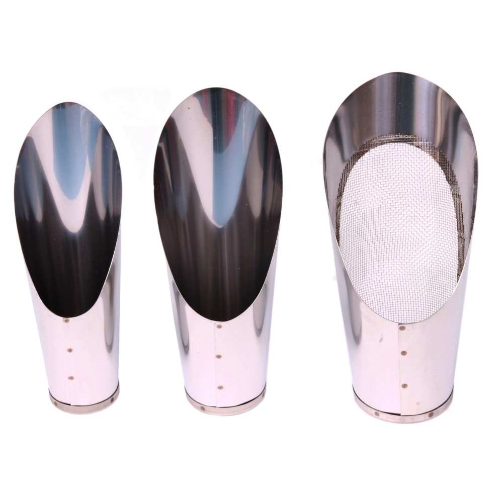 Bonsai - Erdschaufel 3er Set Edelstahl mit Sieb aus Japan 60024