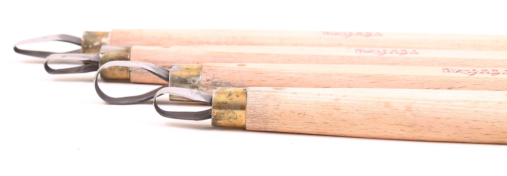 Ryuga Bonsai Jin + Shari-Werkzeug 4-tlg. Set mit Schlaufenmessern – Art. 60879